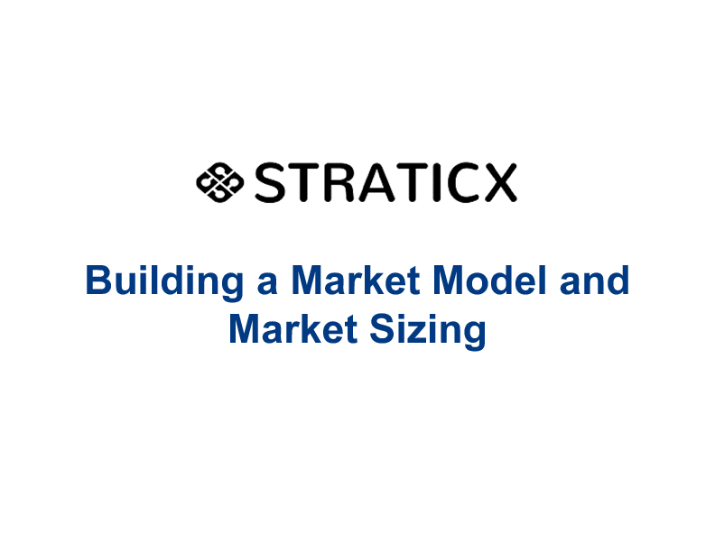 Building a Market Model and Market Sizing