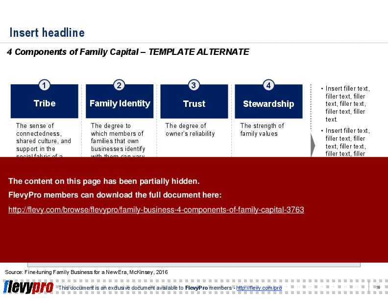 Family Business: 4 Components of Family Capital (19-slide PPT PowerPoint presentation (PPT)) Preview Image
