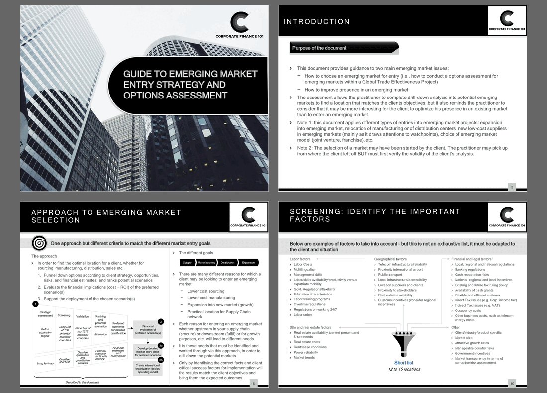 Market Entry Assessment Guide (39-slide PPT PowerPoint presentation (PPTX)) Preview Image