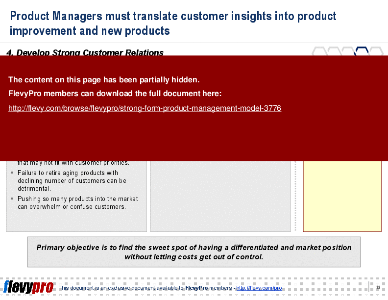 This is a partial preview of Strong-form Product Management Model (24-slide PowerPoint presentation (PPT)). Full document is 24 slides. 