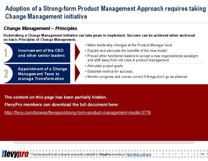 Strong-form Product Management Model (24-slide PPT PowerPoint presentation (PPT)) Preview Image