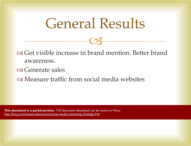 Social Media Marketing Strategy () Preview Image