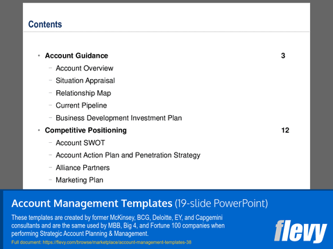 Account Management Templates PPT