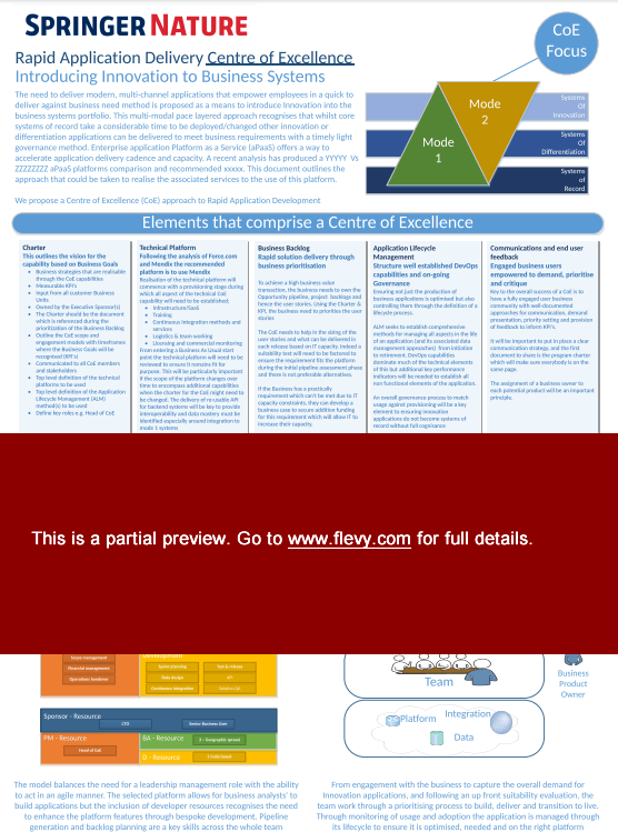 This is a partial preview of Centre of Excellence (CoE) Proposal Example (1-page PDF document). Full document is 1 pages. 