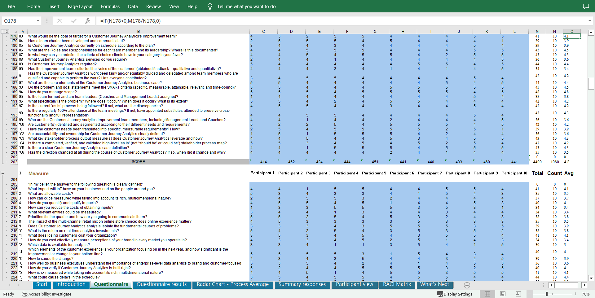 This is a partial preview of Customer Journey Analytics - Implementation Toolkit (Excel workbook (XLSX)). 