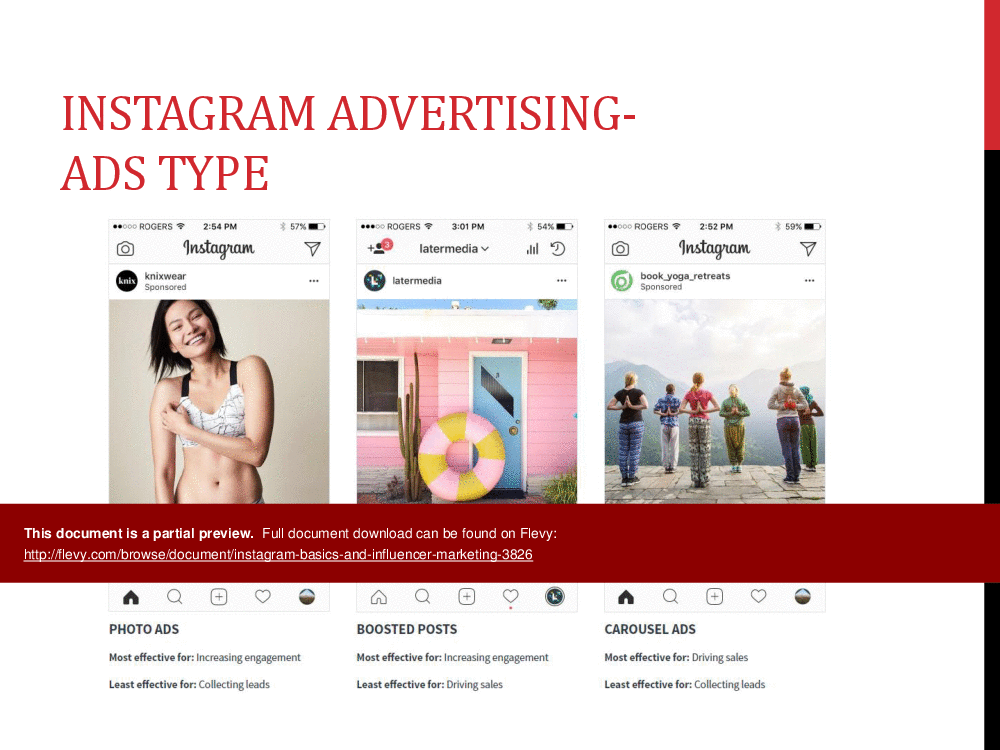 Instagram Basics & Influencer Marketing (35-page PDF document) Preview Image