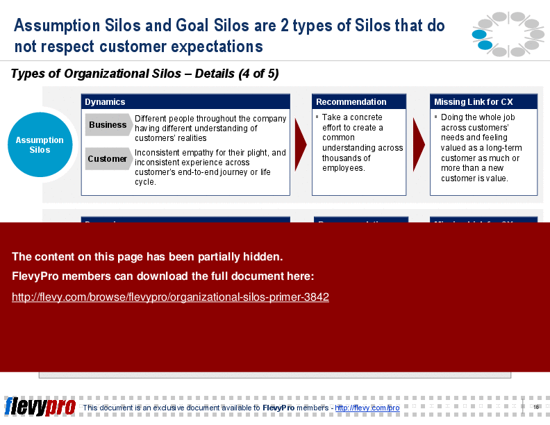 Organizational Silos Primer (25-slide PPT PowerPoint presentation (PPT)) Preview Image