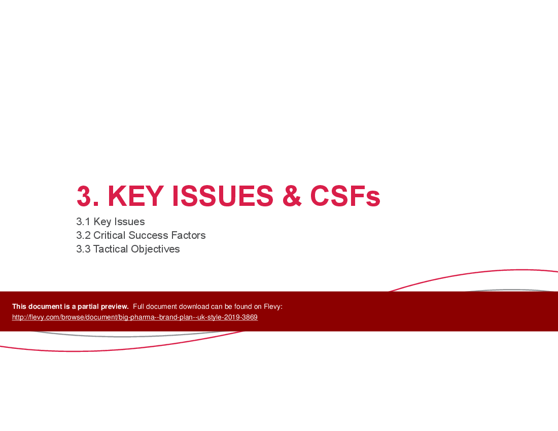 Big Pharma - Brand Plan (UK Style) (38-slide PPT PowerPoint presentation (PPTX)) Preview Image