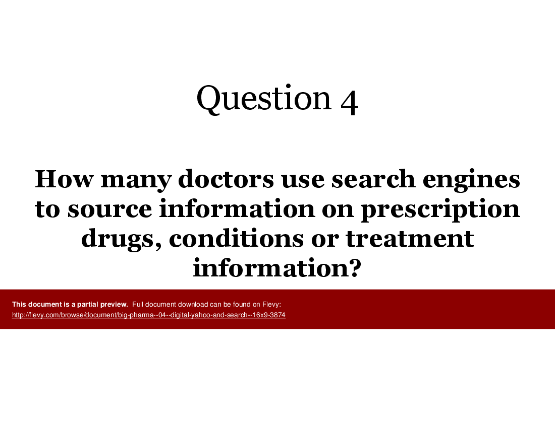 This is a partial preview of Big Pharma (Module 4): Digital Yahoo and Search (49-slide PowerPoint presentation (PPTX)). Full document is 49 slides. 