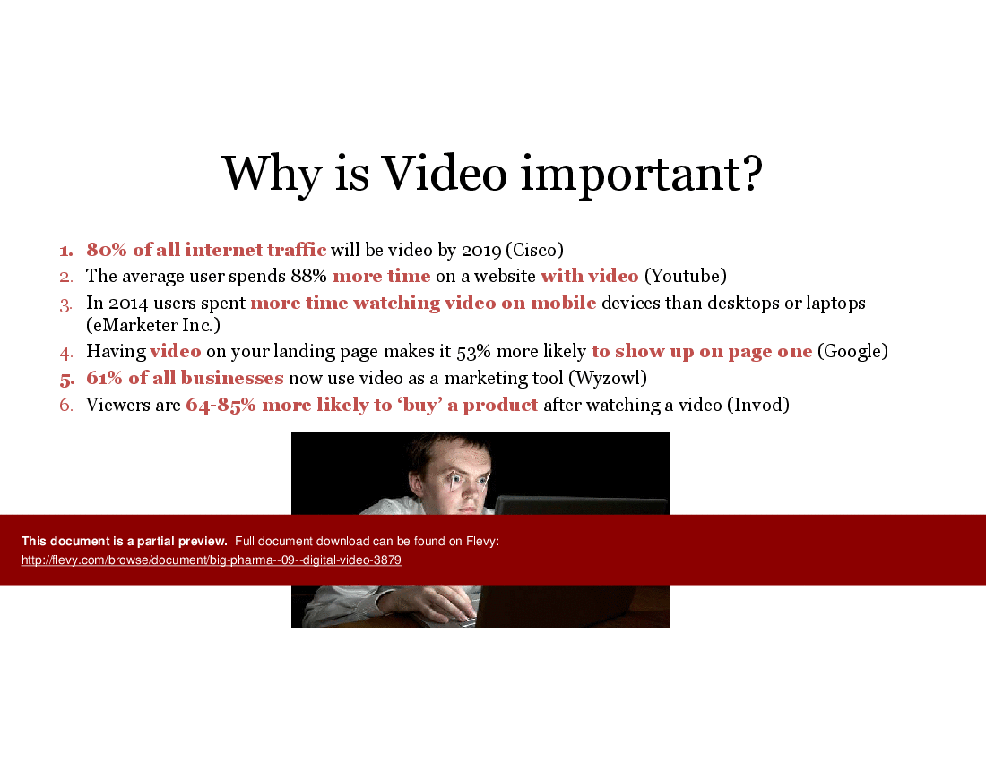 This is a partial preview of Big Pharma (Module 9): Digital Video (28-slide PowerPoint presentation (PPTX)). Full document is 28 slides. 