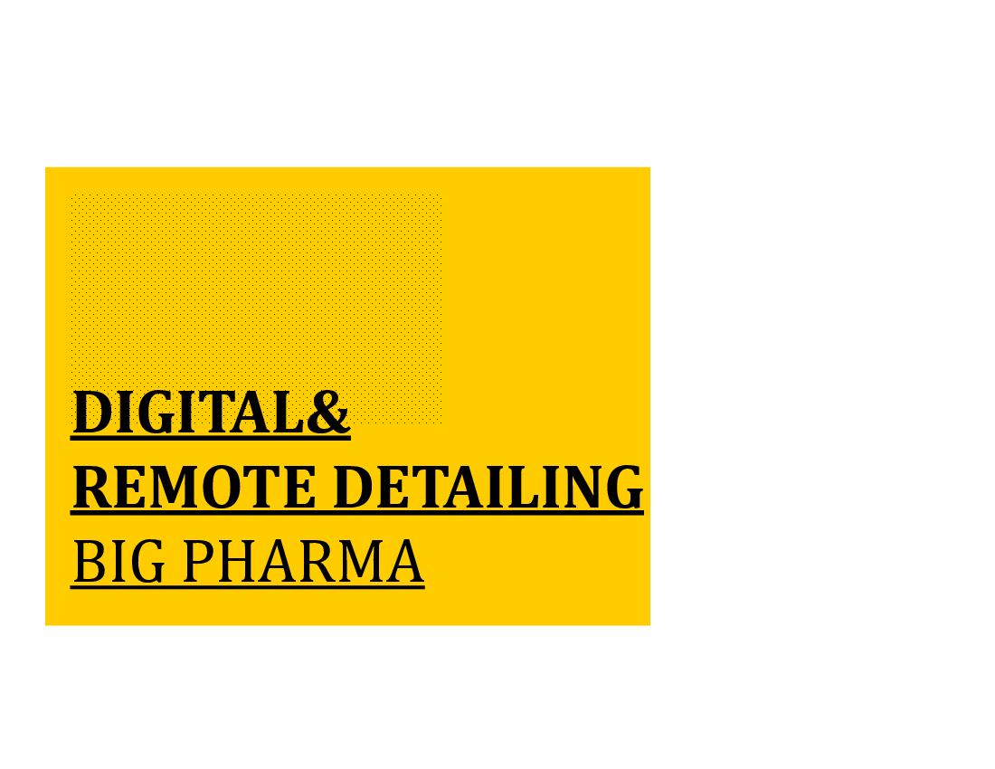 Big Pharma and Digital Remote Detailing