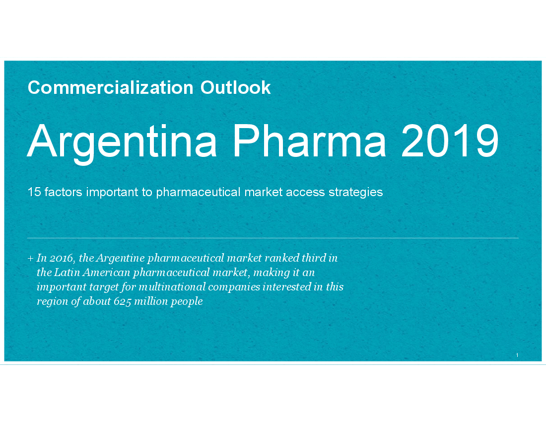 Pharma - Argentina 2019