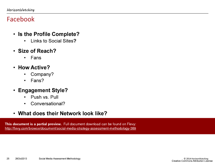 Social Media Strategy Assessment Methodology (79-slide PPT PowerPoint presentation (PPTX)) Preview Image