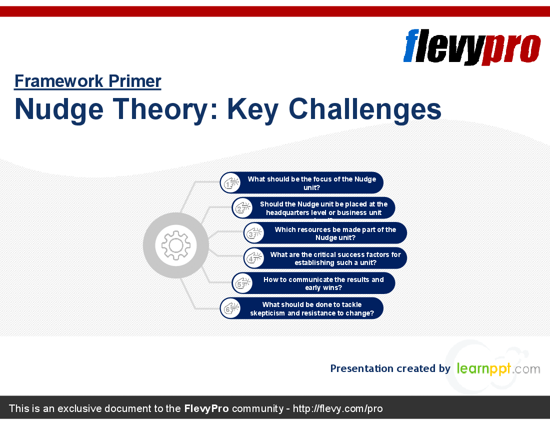 This is a partial preview of Nudge Theory: Key Challenges (20-slide PowerPoint presentation (PPT)). Full document is 20 slides. 