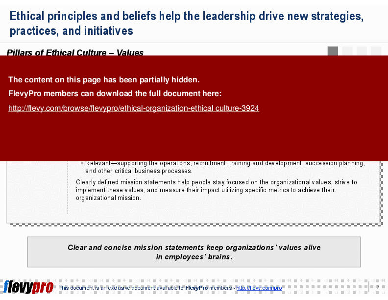 This is a partial preview of Ethical Organization: Ethical  Culture (22-slide PowerPoint presentation (PPT)). Full document is 22 slides. 