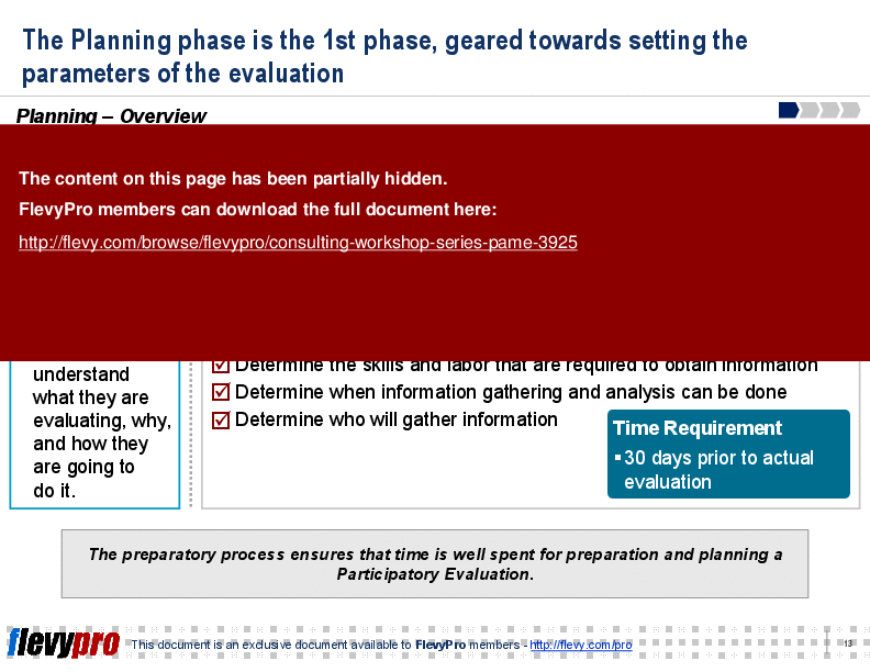 Consulting Workshop Series: PAME (33-slide PowerPoint presentation (PPT)) Preview Image