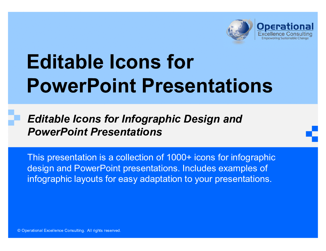 This is a partial preview of 1000+ Editable Icons for PowerPoint Presentations (55-slide PowerPoint presentation (PPTX)). Full document is 55 slides. 