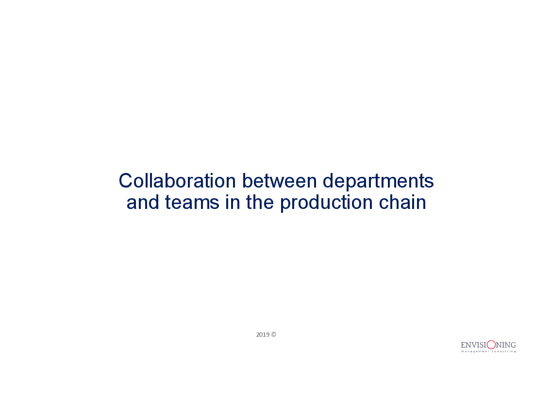 Collaboration within the Production and Value Chain (47-slide PPT PowerPoint presentation (PPTX)) Preview Image