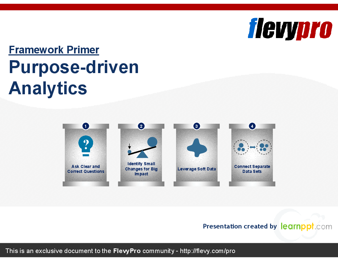 Purpose-driven Analytics (26-slide PowerPoint presentation (PPTX)) Preview Image