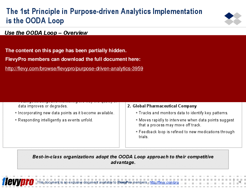 This is a partial preview of Purpose-driven Analytics (26-slide PowerPoint presentation (PPTX)). Full document is 26 slides. 
