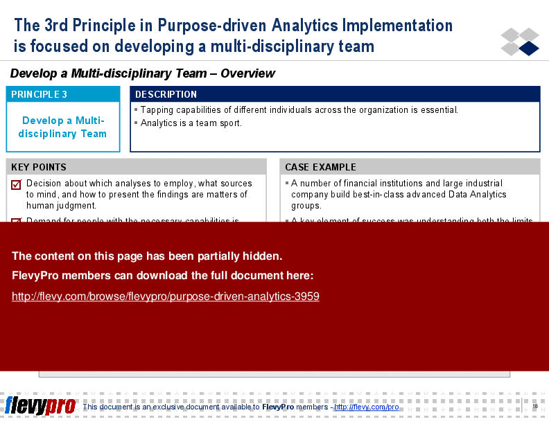 Purpose-driven Analytics (26-slide PPT PowerPoint presentation (PPTX)) Preview Image
