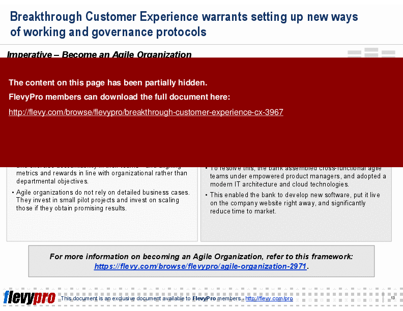 This is a partial preview of Breakthrough Customer Experience (CX) (22-slide PowerPoint presentation (PPT)). Full document is 22 slides. 