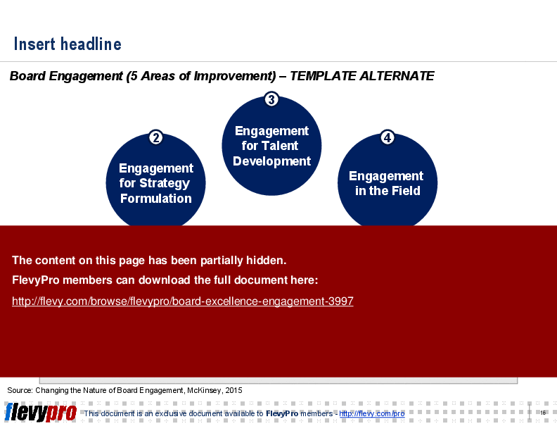 Board Excellence: Engagement (20-slide PPT PowerPoint presentation (PPT)) Preview Image