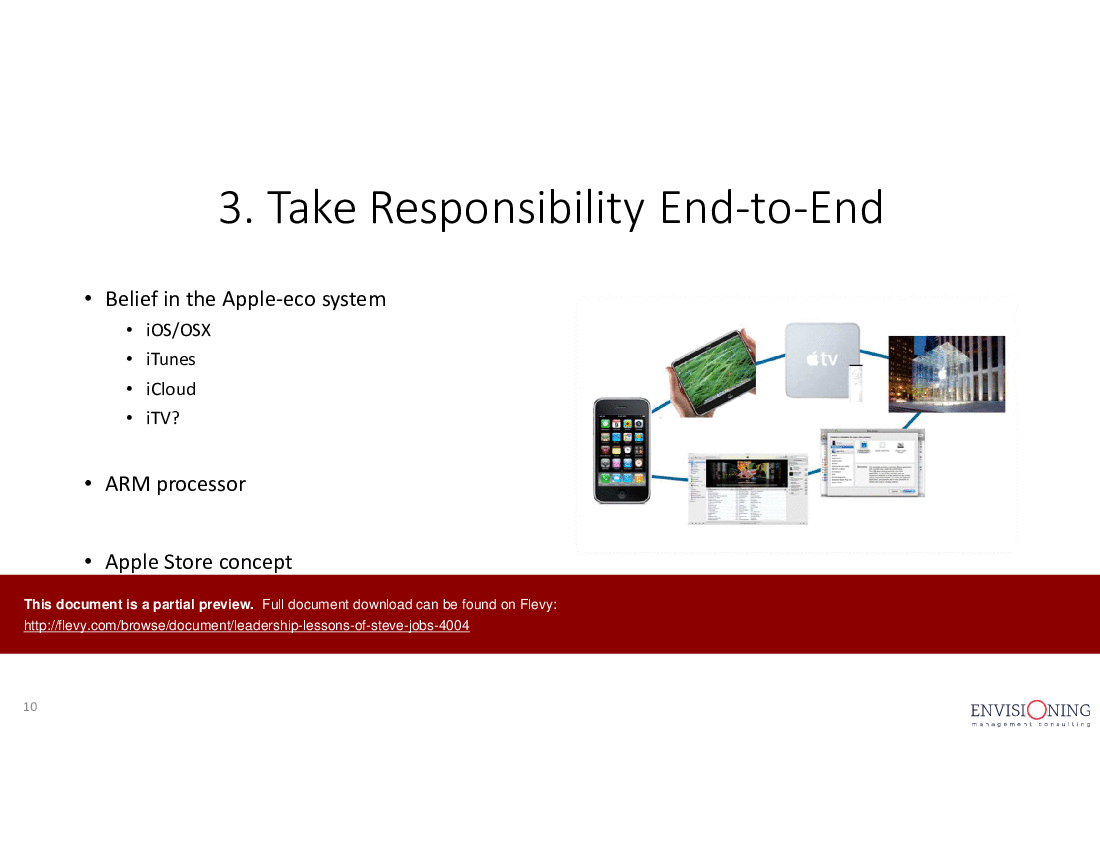 Leadership Lessons of Steve Jobs (25-slide PPT PowerPoint presentation (PPTX)) Preview Image