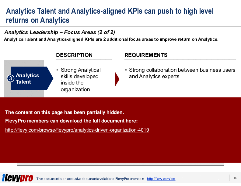 Analytics-driven Organization (24-slide PPT PowerPoint presentation (PPTX)) Preview Image