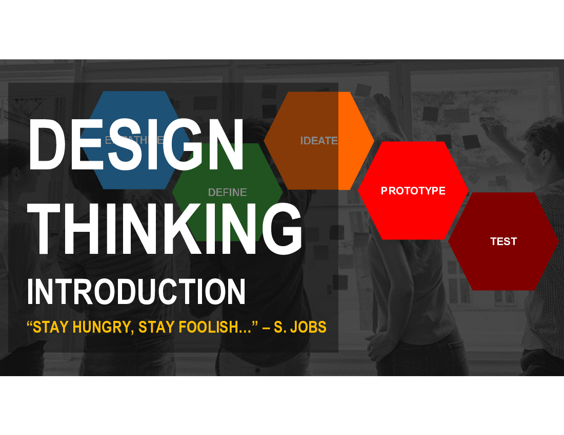 This is a partial preview of Design Thinking - Overview. Full document is 49 slides. 