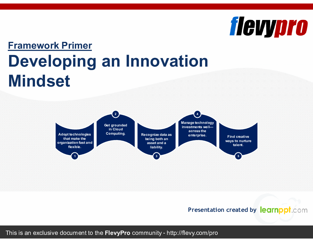 This is a partial preview of Developing an Innovation Mindset (24-slide PowerPoint presentation (PPTX)). Full document is 24 slides. 