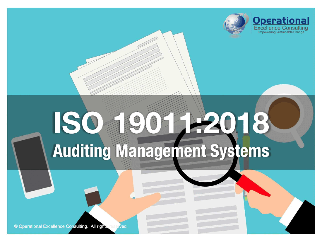 This is a partial preview of ISO 19011:2018 (Auditing Management Systems) Training (129-slide PowerPoint presentation (PPTX)). Full document is 129 slides. 