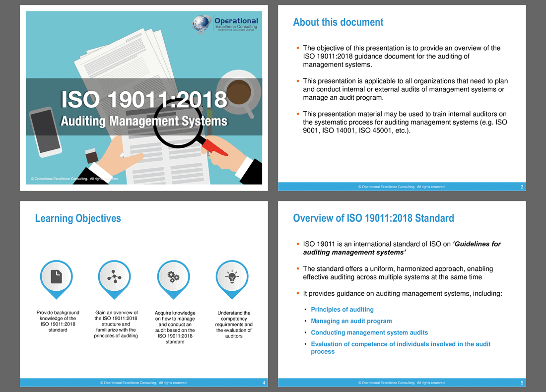 ISO 19011:2018 (Auditing Management Systems) Training (129-slide PPT PowerPoint presentation (PPTX)) Preview Image