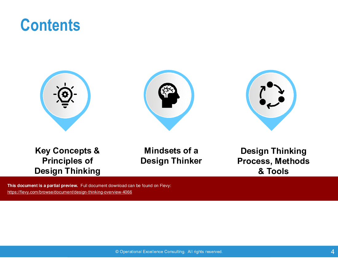 This is a partial preview of Design Thinking Overview (185-slide PowerPoint presentation (PPTX)). Full document is 185 slides. 
