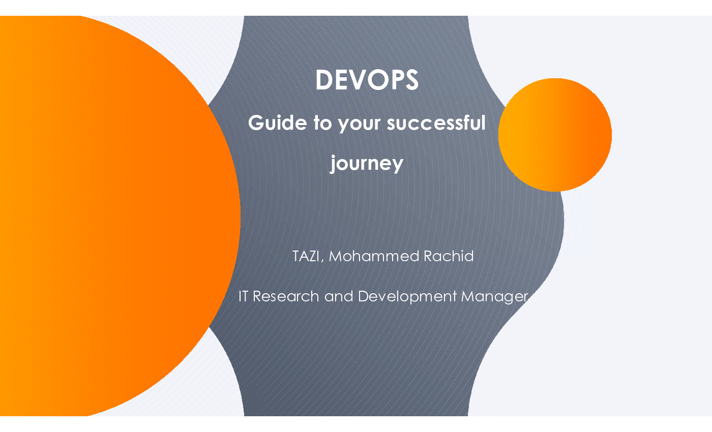 DevOps: Guide to Your Successful Journey () Preview Image