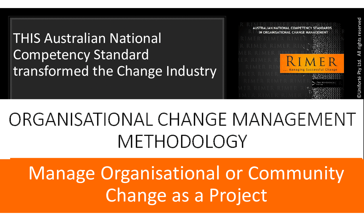 RIMER National Organisational Change Management Competencies