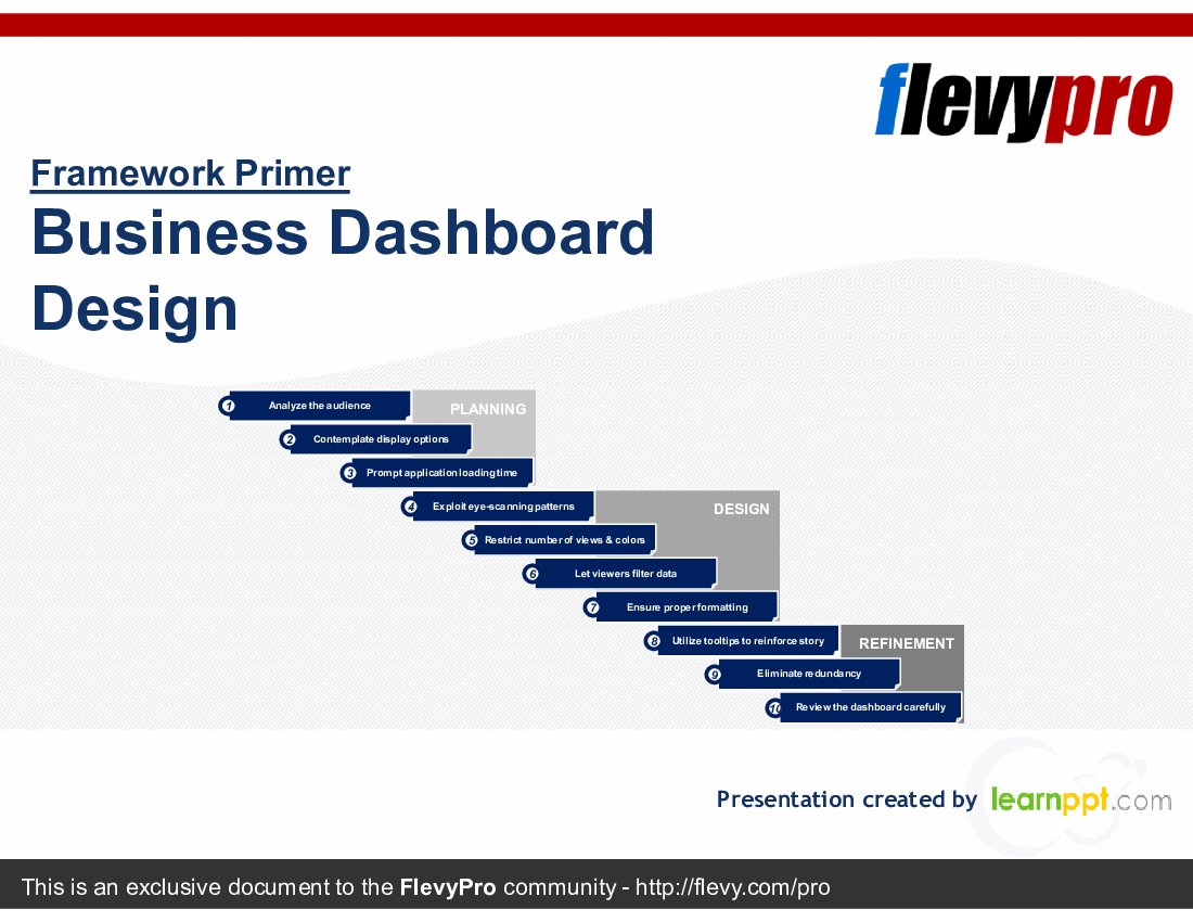 This is a partial preview of Business Dashboard Design (29-slide PowerPoint presentation (PPTX)). Full document is 29 slides. 