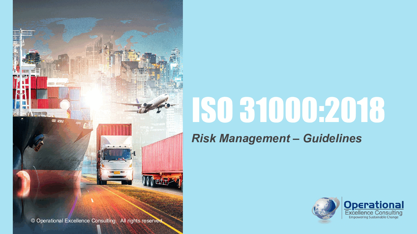 This is a partial preview of ISO 31000:2018 (Risk Management) Awareness Training (61-slide PowerPoint presentation (PPTX)). Full document is 61 slides. 