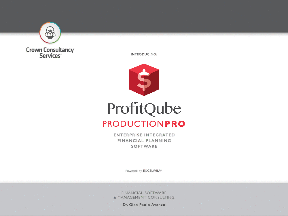 ProfitQube Production Pro - Integrated Financial Planning