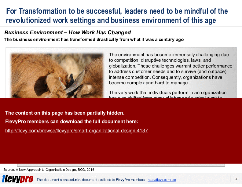 Smart Organizational Design (27-slide PPT PowerPoint presentation (PPTX)) Preview Image