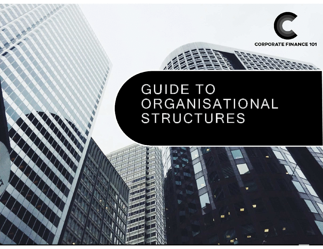 Guide to Organizational Structures