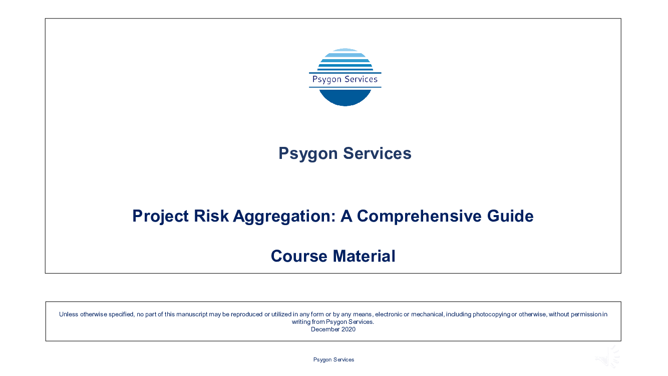 Project Risk Aggregation: A Comprehensive Guide (38-slide PPT PowerPoint presentation (PPTX)) Preview Image