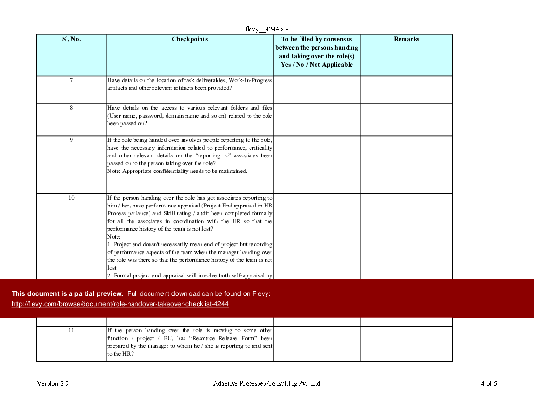 Handover Format Operation Hospitality Key Handover Letter Format 