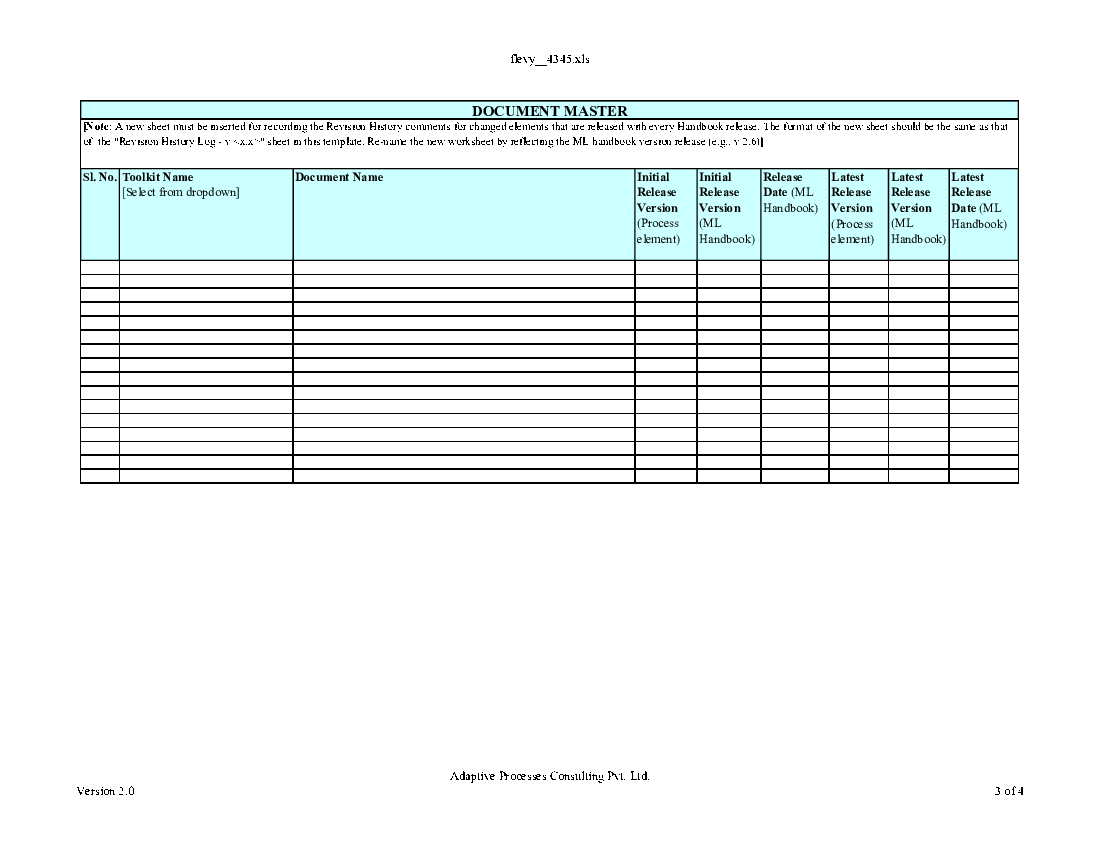 Revision History Word Document at Kelli Alford blog