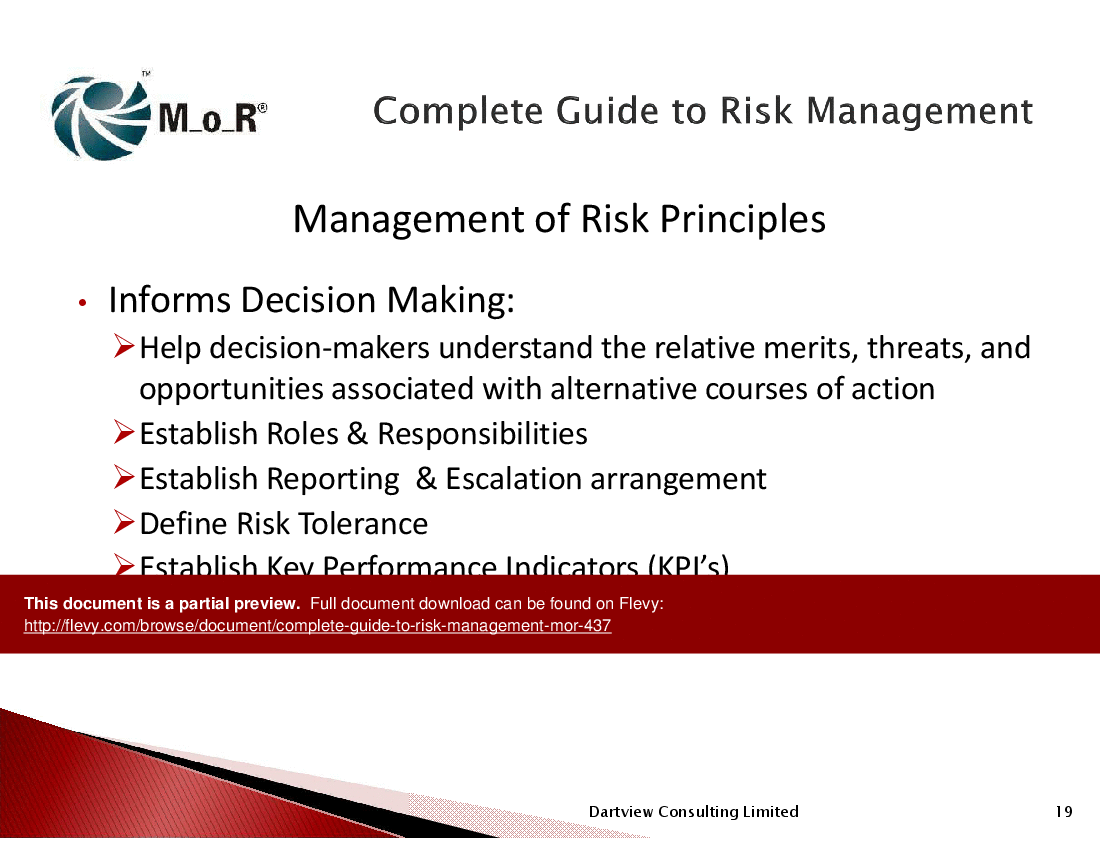 Complete Guide to Risk Management (M_o_R) (129-slide PPT PowerPoint presentation (PPTX)) Preview Image