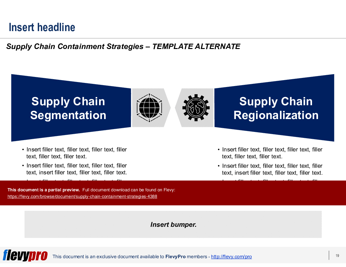 This is a partial preview of Supply Chain Containment Strategies (22-slide PowerPoint presentation (PPTX)). Full document is 22 slides. 