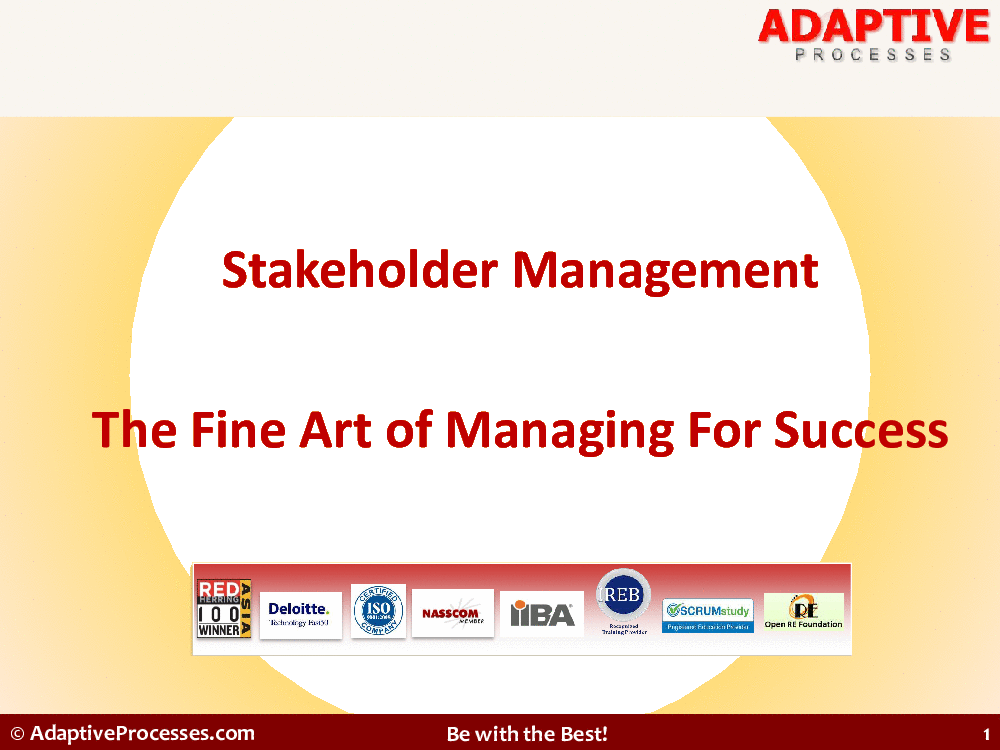 Requirements engineering- Stakeholder Charter