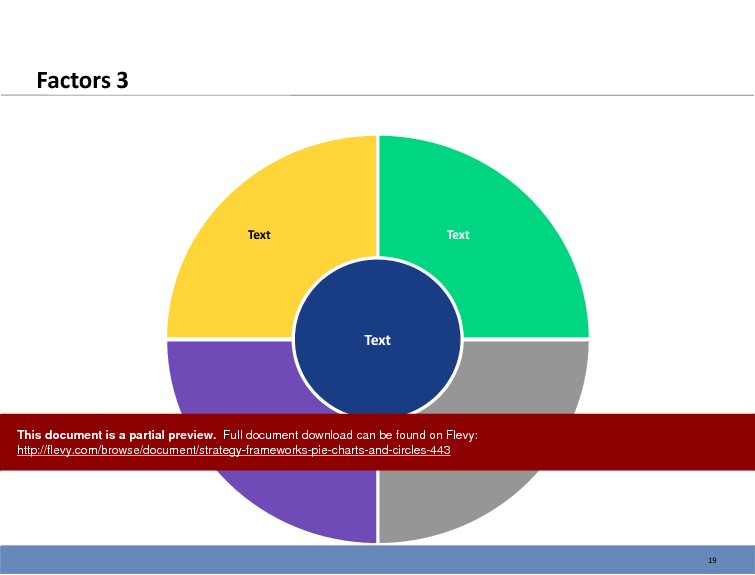 Strategy Frameworks - Pie charts & circles (34-slide PPT PowerPoint presentation (PPTX)) Preview Image