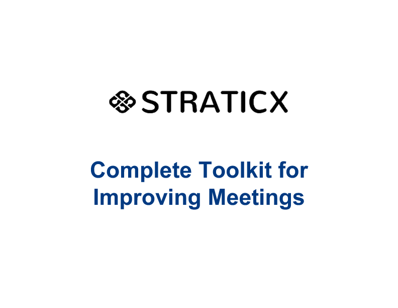 Complete Toolkit for Improving Meetings (30-slide PowerPoint presentation (PPTX)) Preview Image