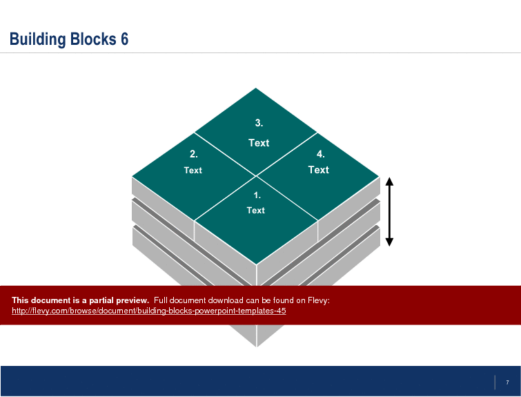 Building Blocks PowerPoint Templates (8-slide PPT PowerPoint presentation (PPT)) Preview Image